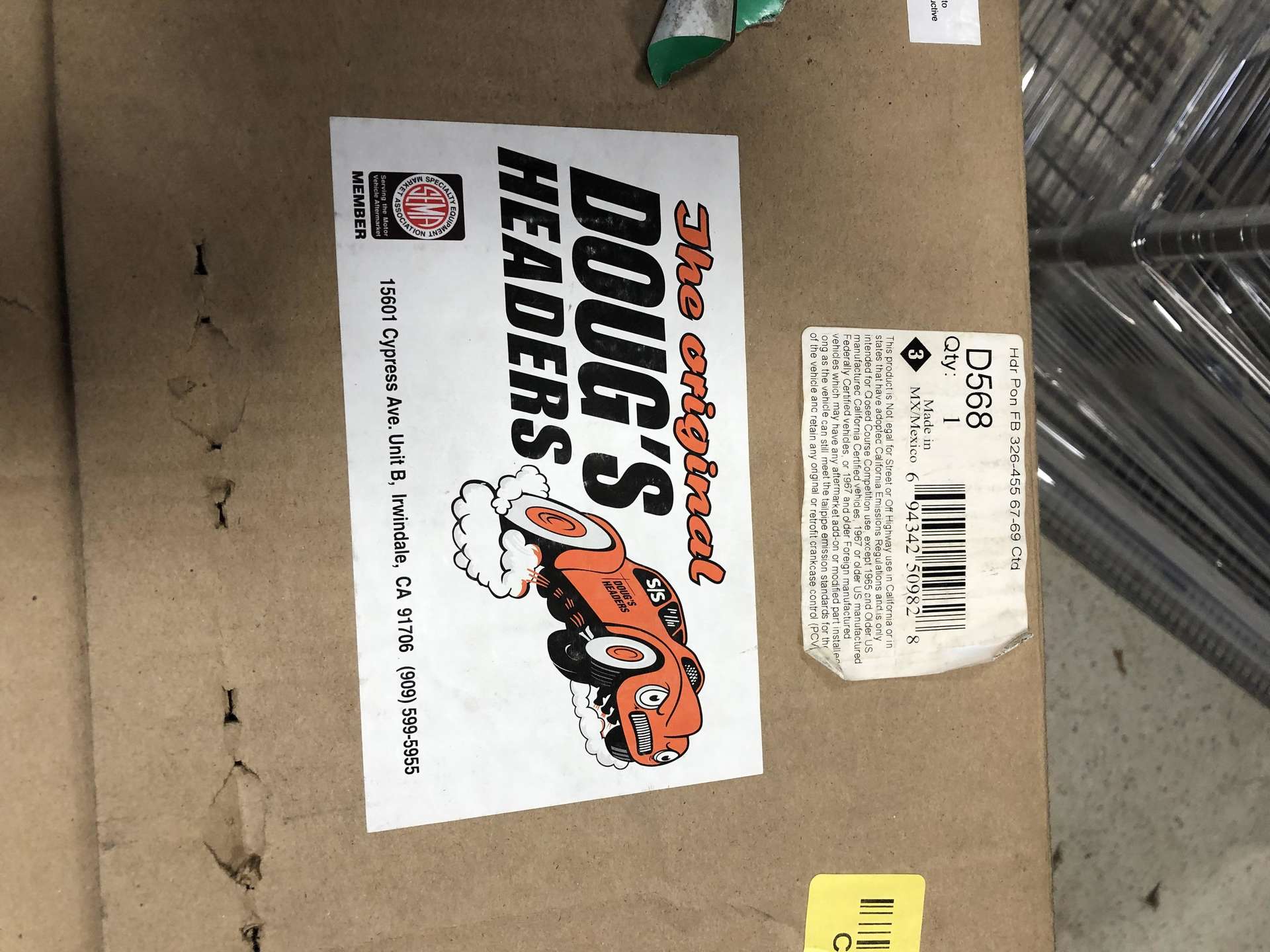 DOUG'S HEADERS #D568- $600.00 NEW IN THE BOX. - Firebird